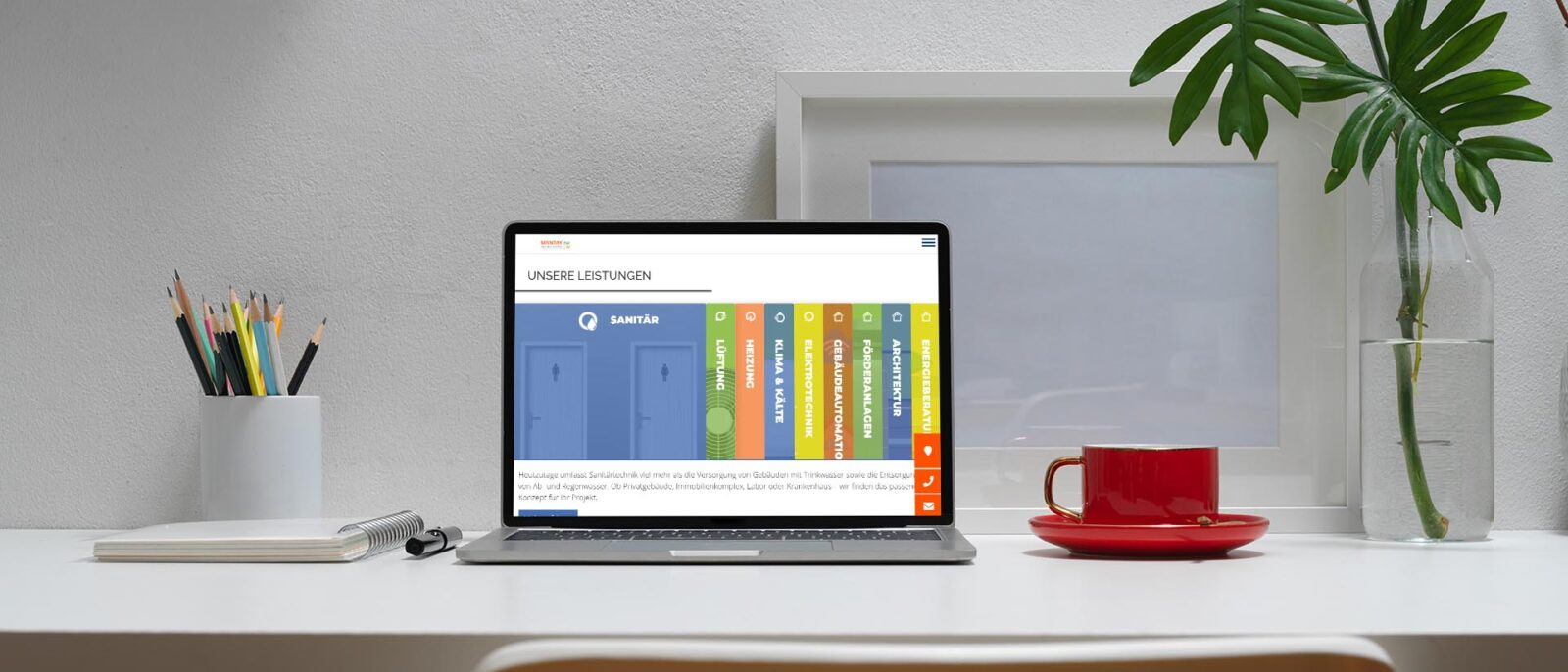 Website Mantay Ingenieurbüro